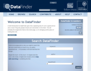 DataFinder development version screenshot