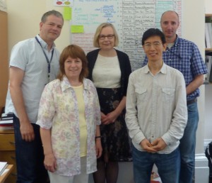 The WISE Team. Project leader - Dr Jill Fresen; Project Manager - Dr Liz Masterman; Learning Technologists: Fawei Geng, Steve Burholt, Dr Xavier Laurent