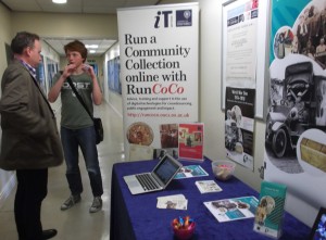 Picture of RunCoCo stand and visitors