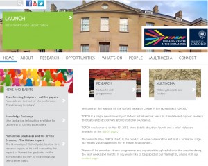 Screenshot of the Torch website